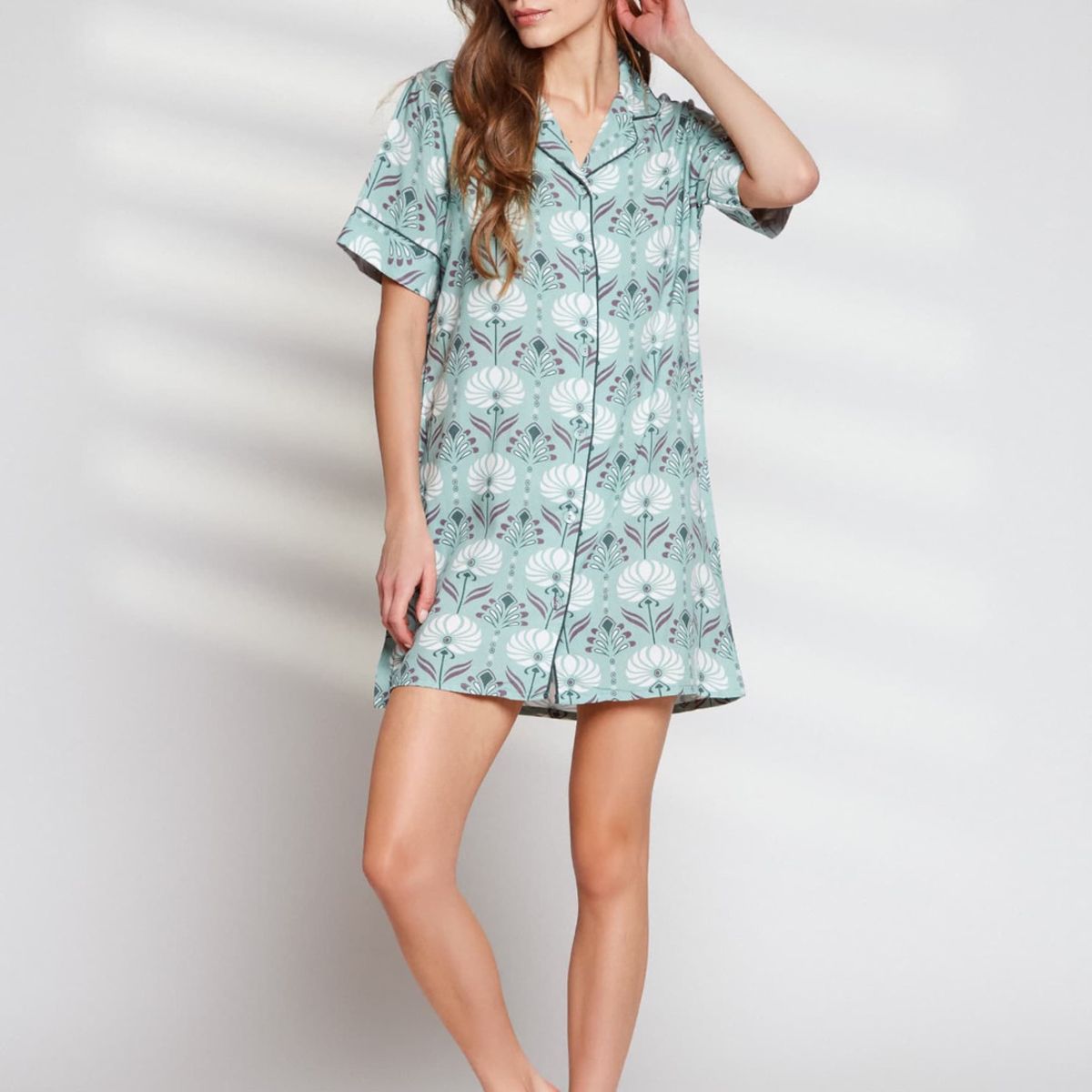 LOUNGE - Camisa De Dormir Flores Dreamy LOUNGE