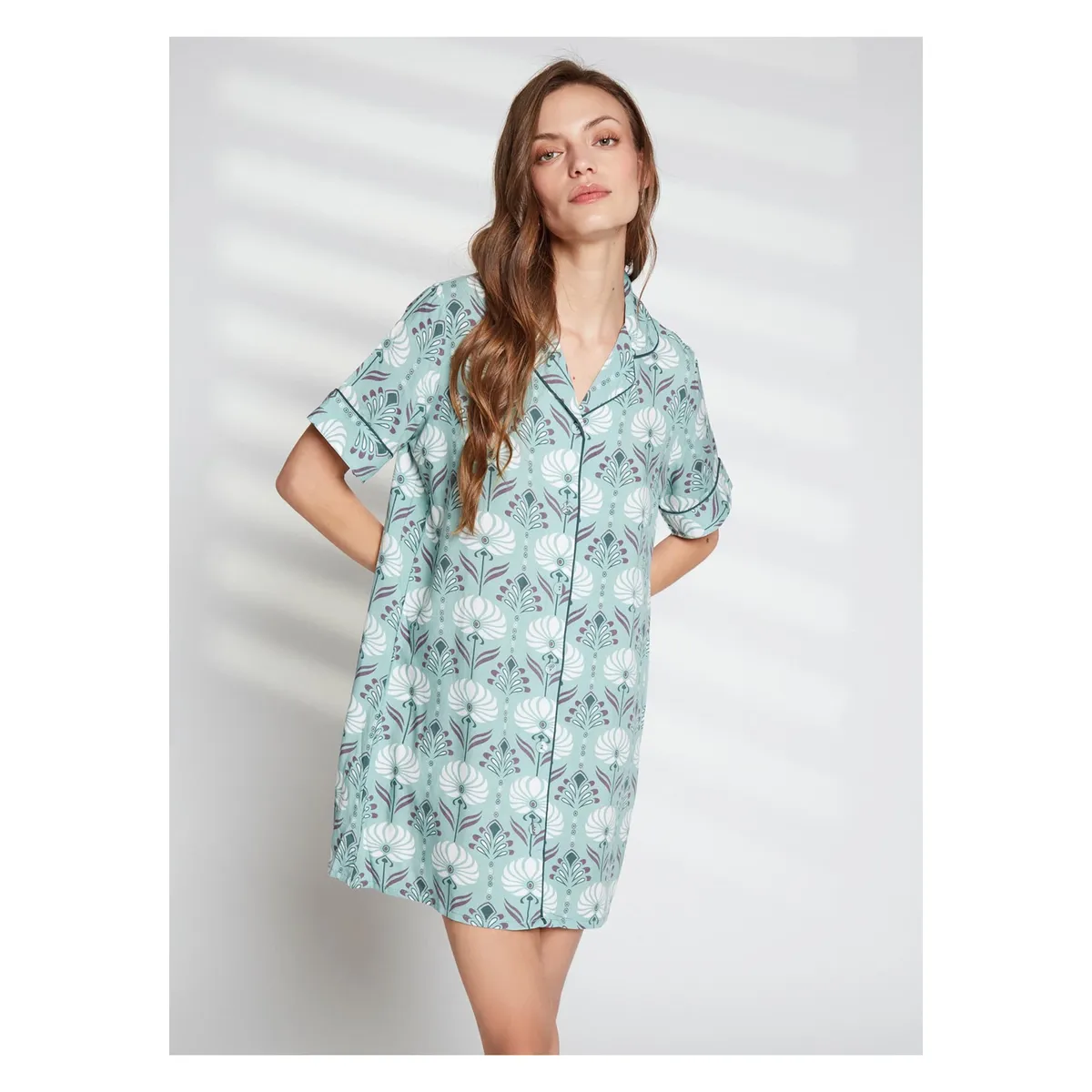 LOUNGE - Camisa De Dormir Flores Dreamy LOUNGE
