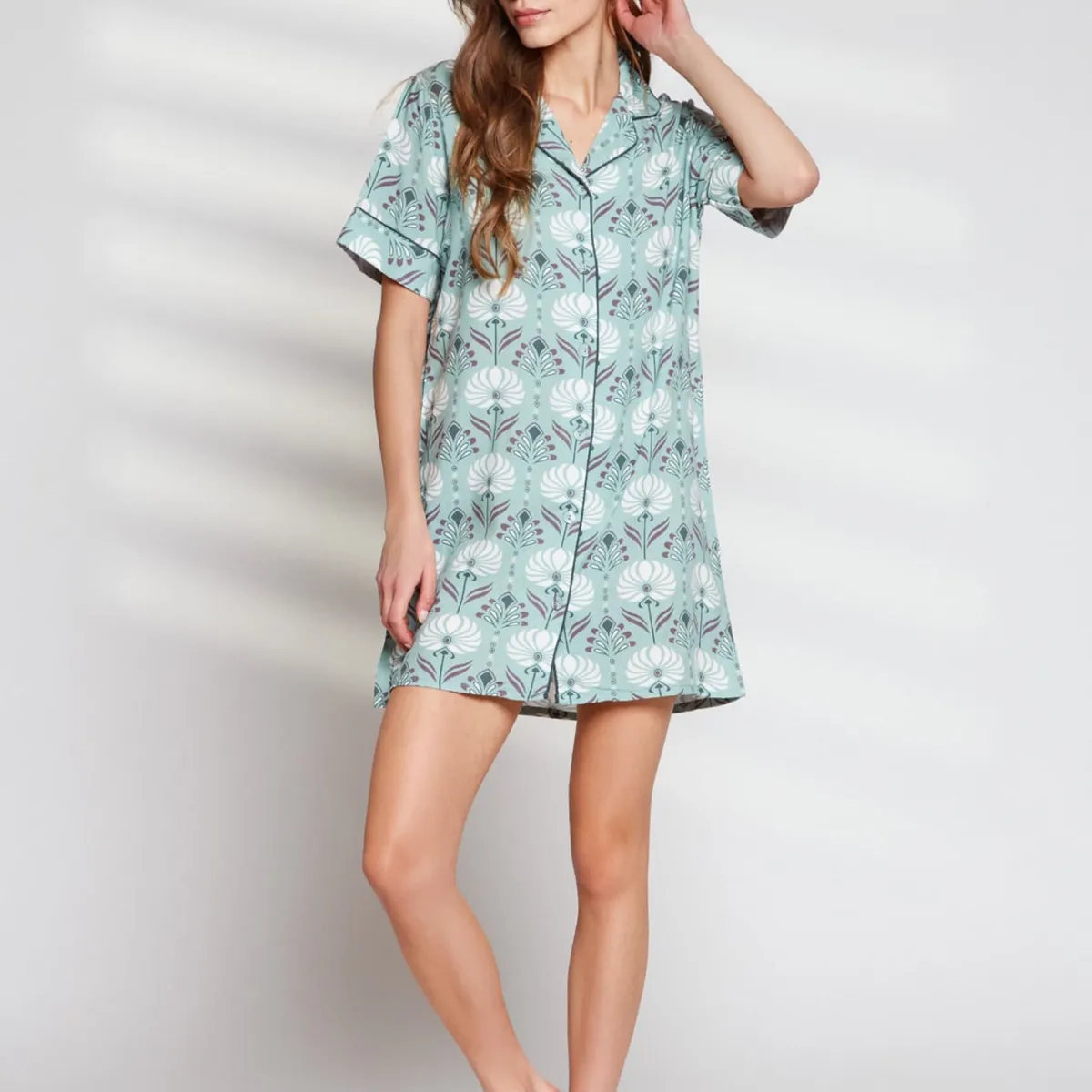 LOUNGE - Camisa De Dormir Flores Dreamy LOUNGE