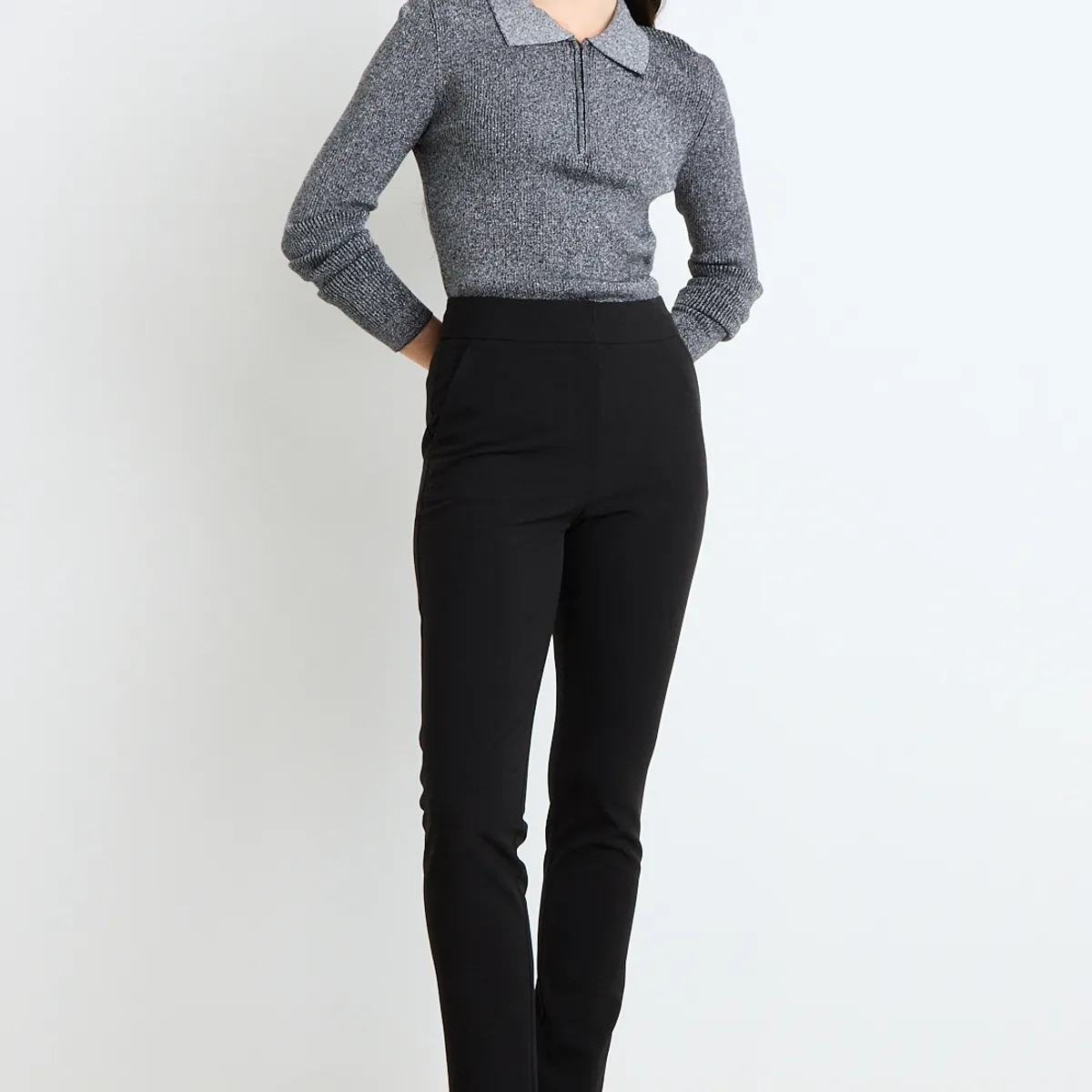 ASH - Pantalon Mujer Negro Ash