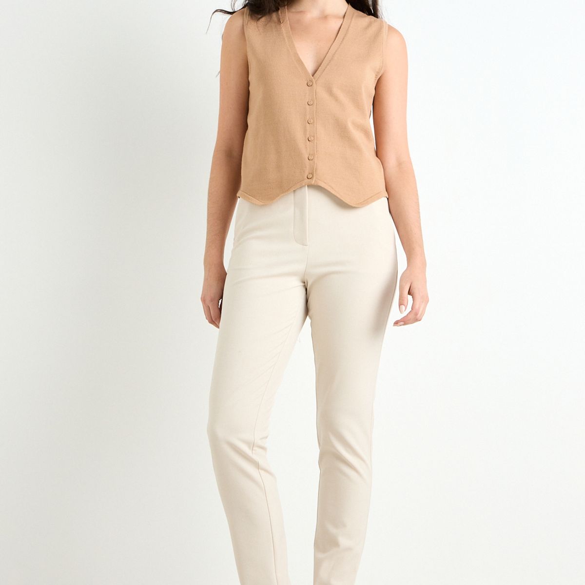 ASH - Pantalon Mujer Beige Ash