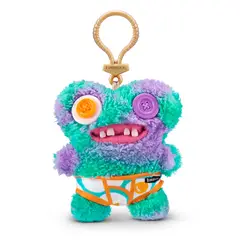 ANSALDO - PELUCHE LLAVERO FUGGLERS DE 13 CMS DE ZURU - VERDE Y MORADO