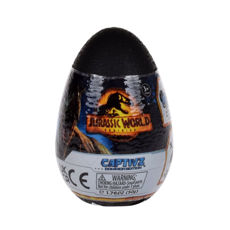 JURASSIC WORLD - HUEVO CON DINOSAURIO Y SORPRESAS JURASSIC WORLD