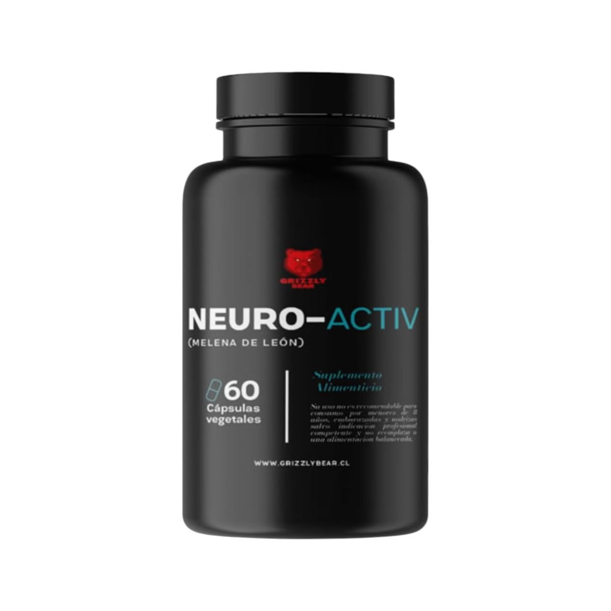 GRIZZLY - NEURO ACTIV 60 CAPSULAS - GRIZZLY BEAR