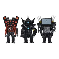 ANSALDO - SKIBIDI TOILET PACK DE 3 FIGURAS