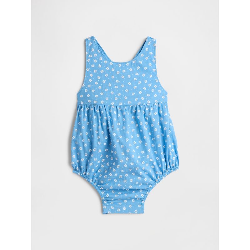 GAP - Enterito Bebe Niña Woven Azul Gap