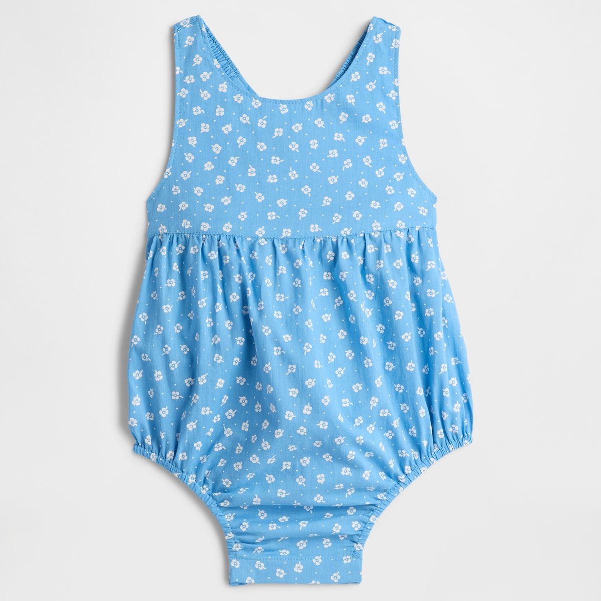 GAP - Enterito Bebe Niña Woven Azul Gap