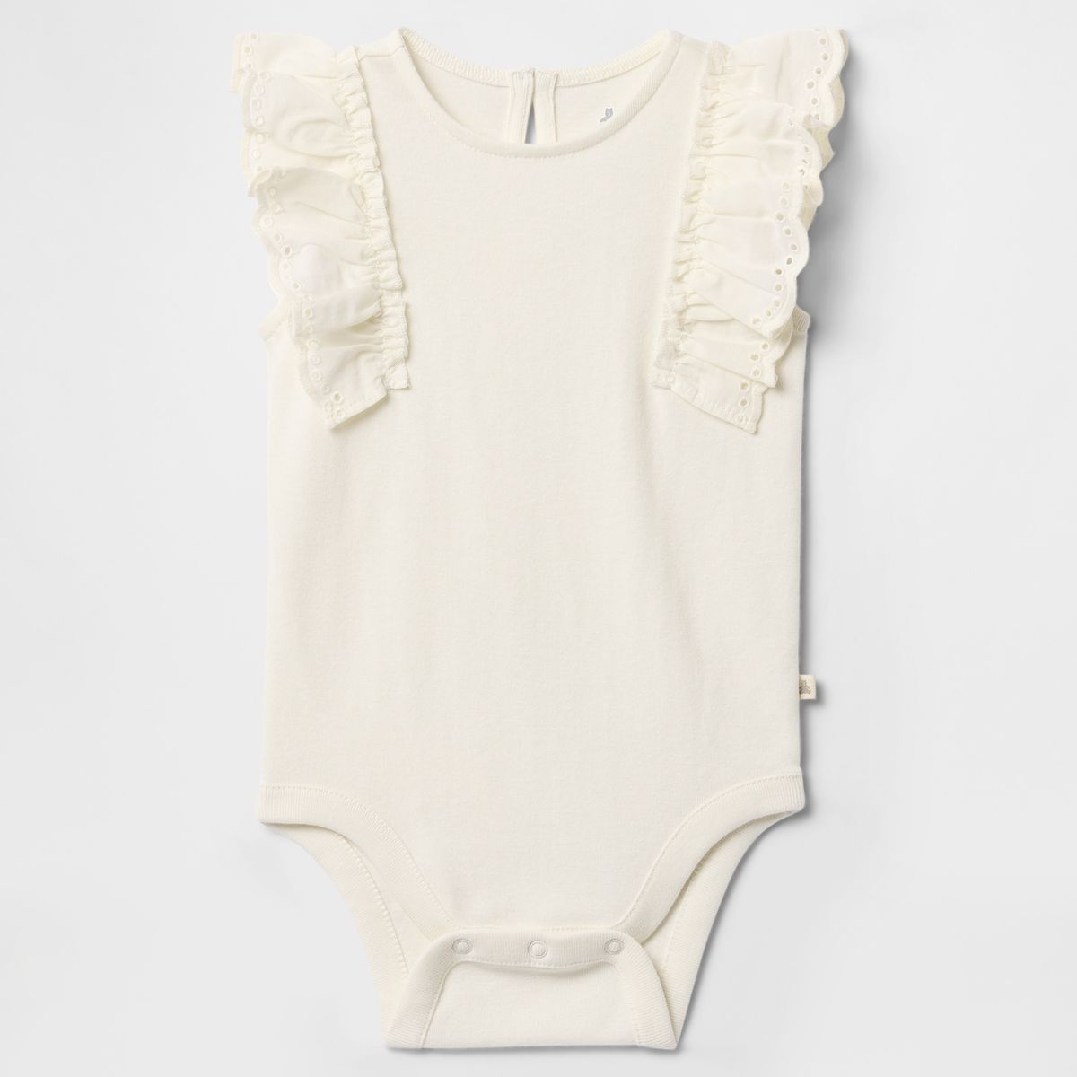 GAP - Pilucho Bebe Niña Ruffle Beige Gap