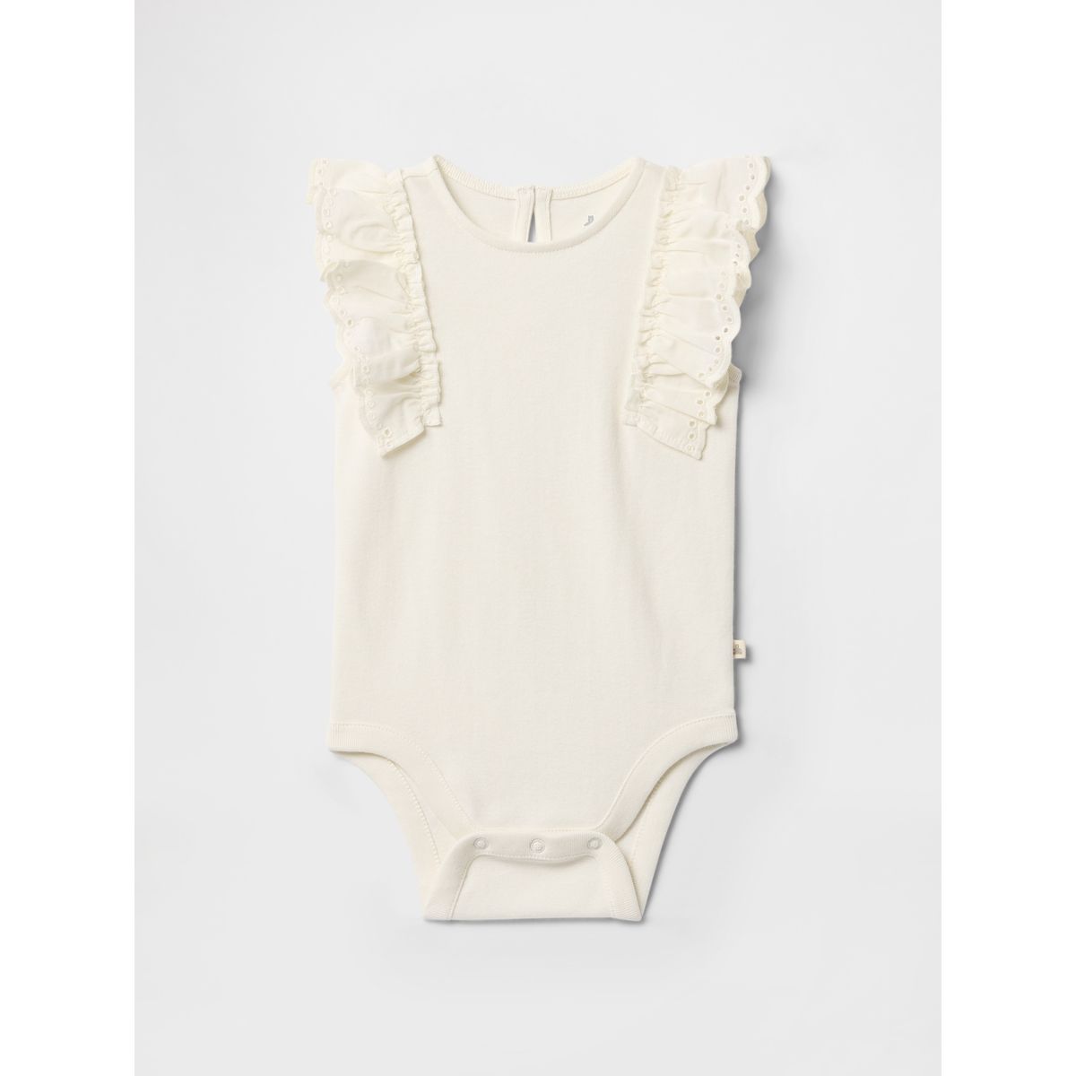 GAP - Pilucho Bebe Niña Ruffle Beige Gap