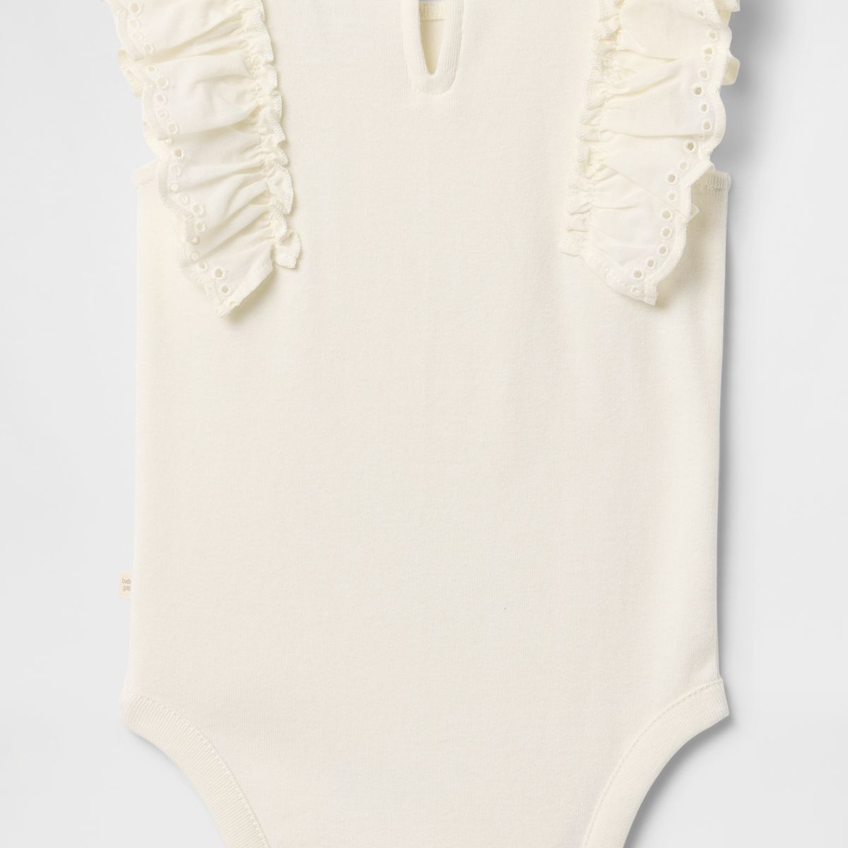 GAP - Pilucho Bebe Niña Ruffle Beige Gap