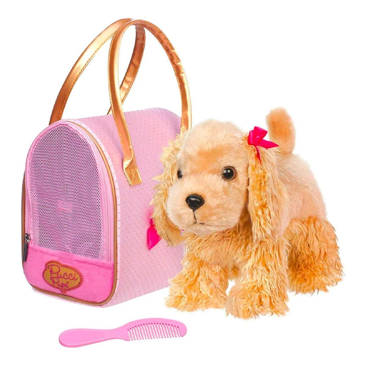 PUCCI PUPS - Cocker Spaniel - Bolso puntos dorados