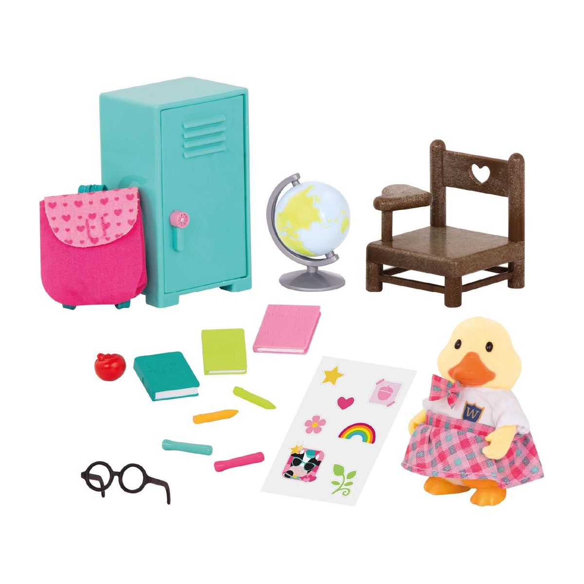 LIL WOODZEEZ - Set accesorios escuela - Lil Woodzeez