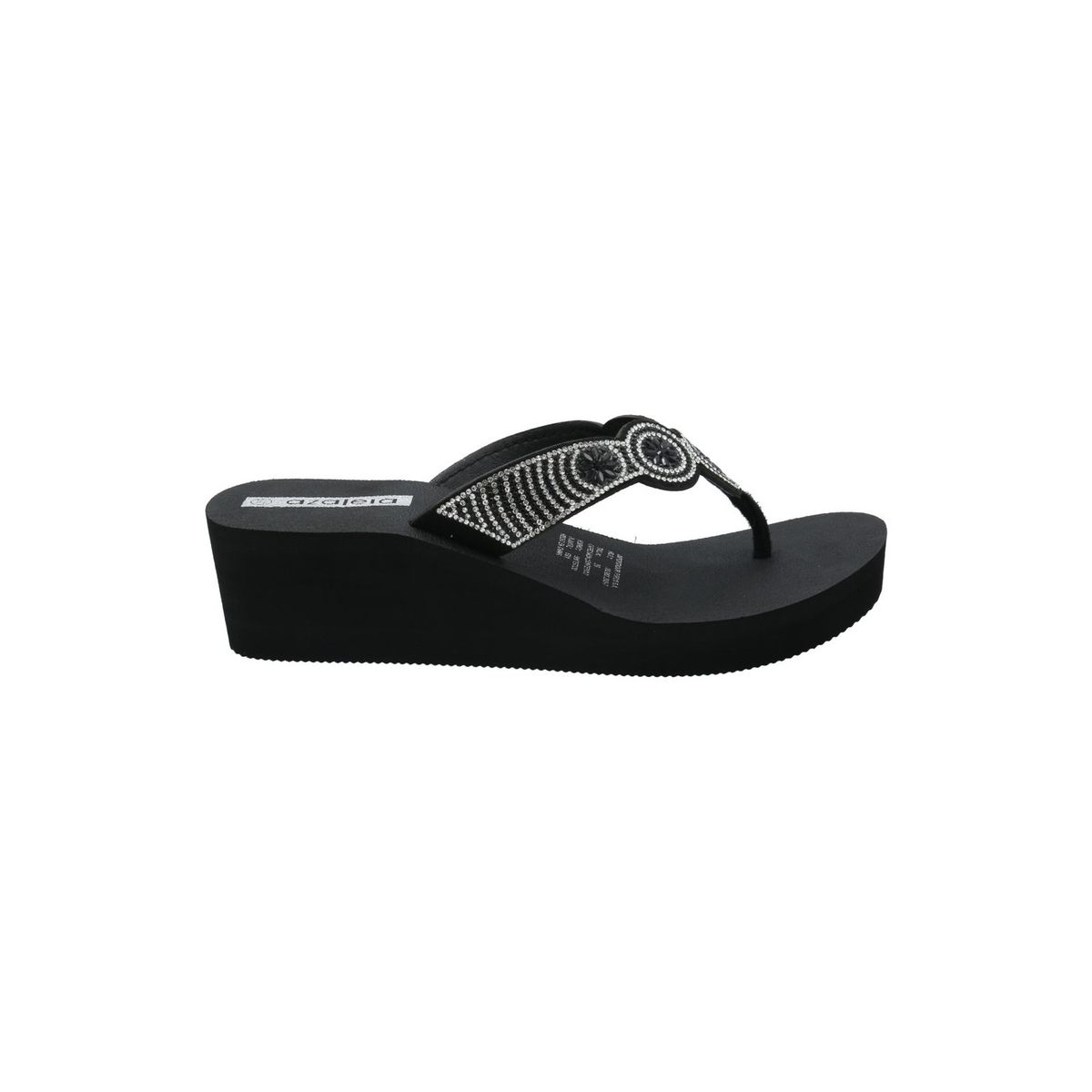 AZALEIA - Hawaiana Mujer Rosella Negro /Blanco AZALEIA