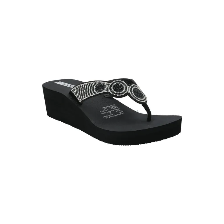 Hawaiana Mujer Rosella Negro /Blanco