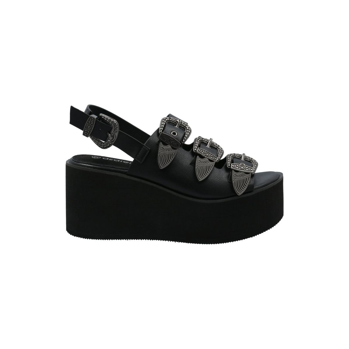 AZALEIA - Sandalia Mujer Lola Negro AZALEIA