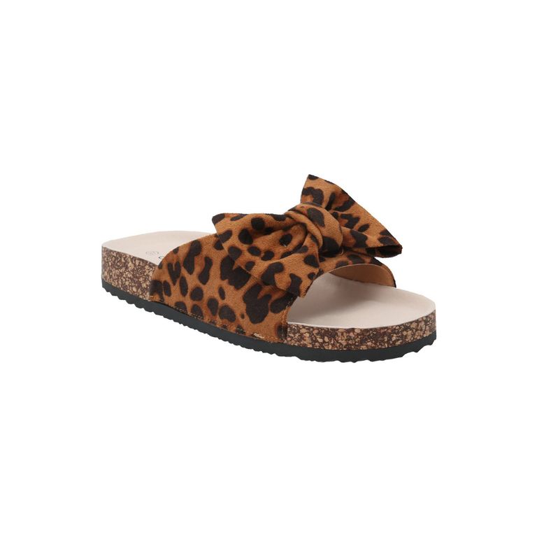 Sandalia Mujer Ermine Leopardo