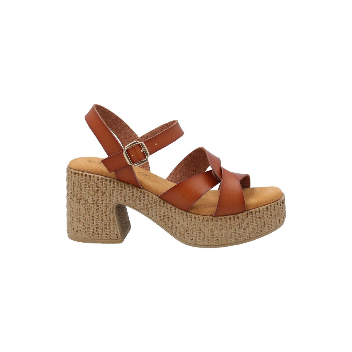 AZALEIA - Sandalia Mujer Julia Cognac AZALEIA