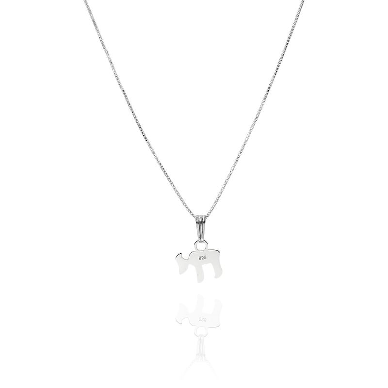 ANDREA COGGIOLA JOYAS - Collar Jai Lámina Fina Plata Fina 925