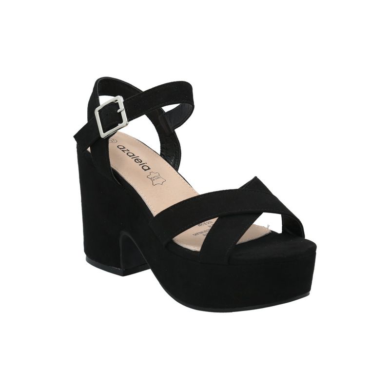 AZALEIA - Sandalia Mujer Levana Negro AZALEIA