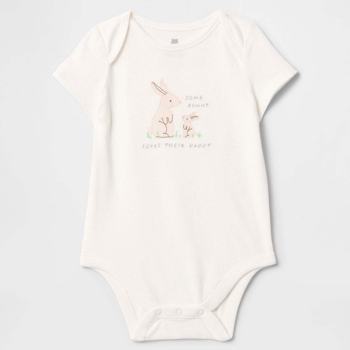 GAP - Pilucho Bebe Unisex Rabbits Basic Blanco Gap