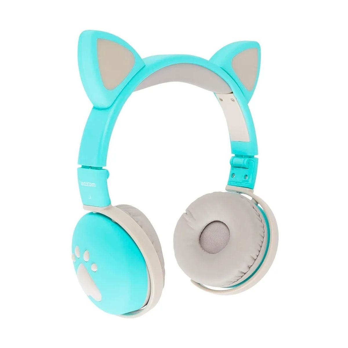 GENERICO - Audifonos Bluetooth Inalámbrico Niños Luz Led Diseño Gato Azul