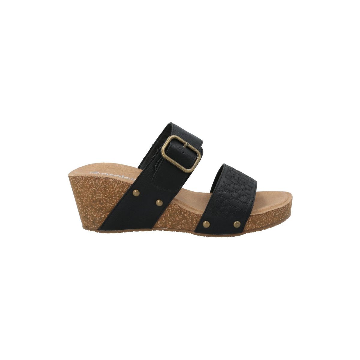 AZALEIA - Sandalia Mujer Margarita Negro AZALEIA