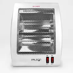GENERICO - Estufa Calentador Cuarzo 2 Niveles Con Antivuelco 800w