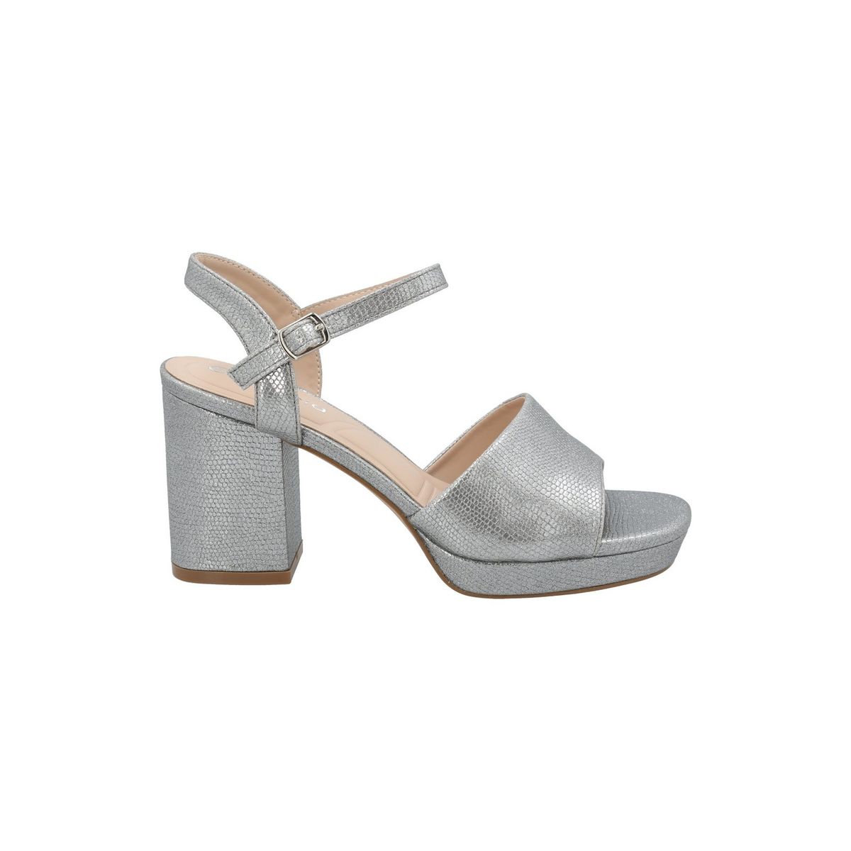 AZALEIA - Sandalia Mujer Juani Plateado AZALEIA
