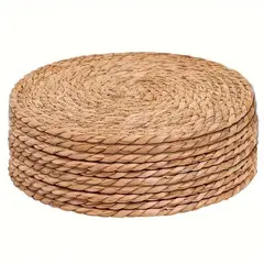 GENERICO - Juego de 6 Individuales De Yutet Redondos de 30 cm
