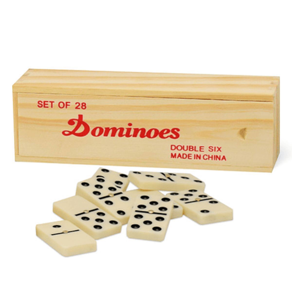 VADELL - Juego De Domino Caja De Madera Edición de Viaje