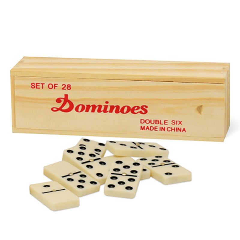 VADELL - Juego De Domino Caja De Madera Edición de Viaje