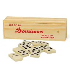 VADELL - Juego De Domino Caja De Madera Edición de Viaje
