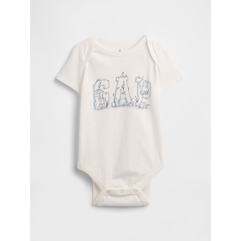 GAP - Pilucho Bebe Niño Logo Liso Azul Gap