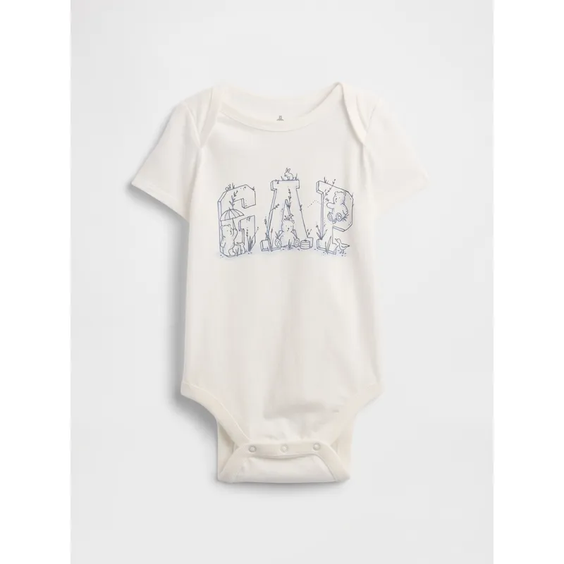 GAP - Pilucho Bebe Niño Logo Liso Azul Gap