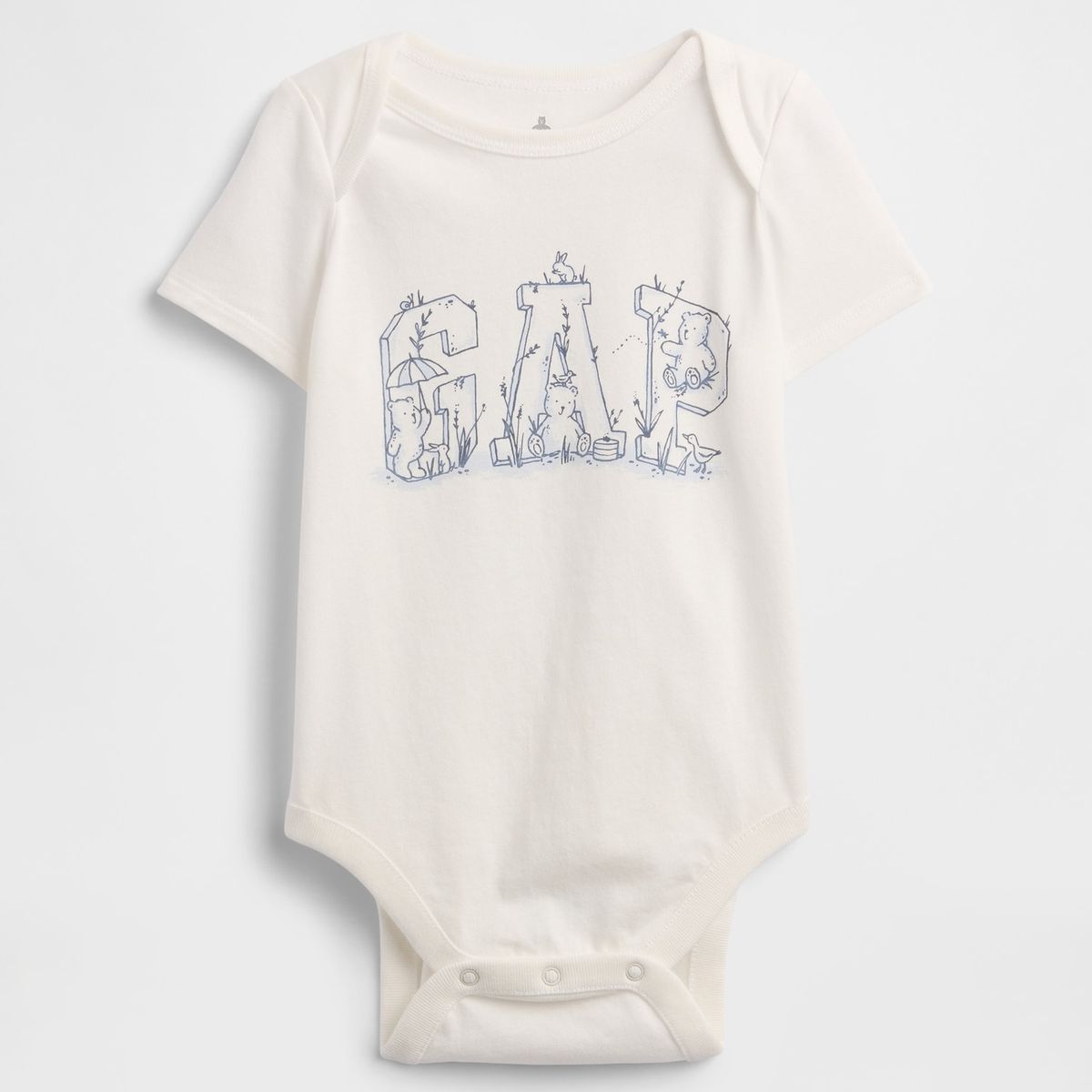 GAP - Pilucho Bebe Niño Logo Liso Azul Gap