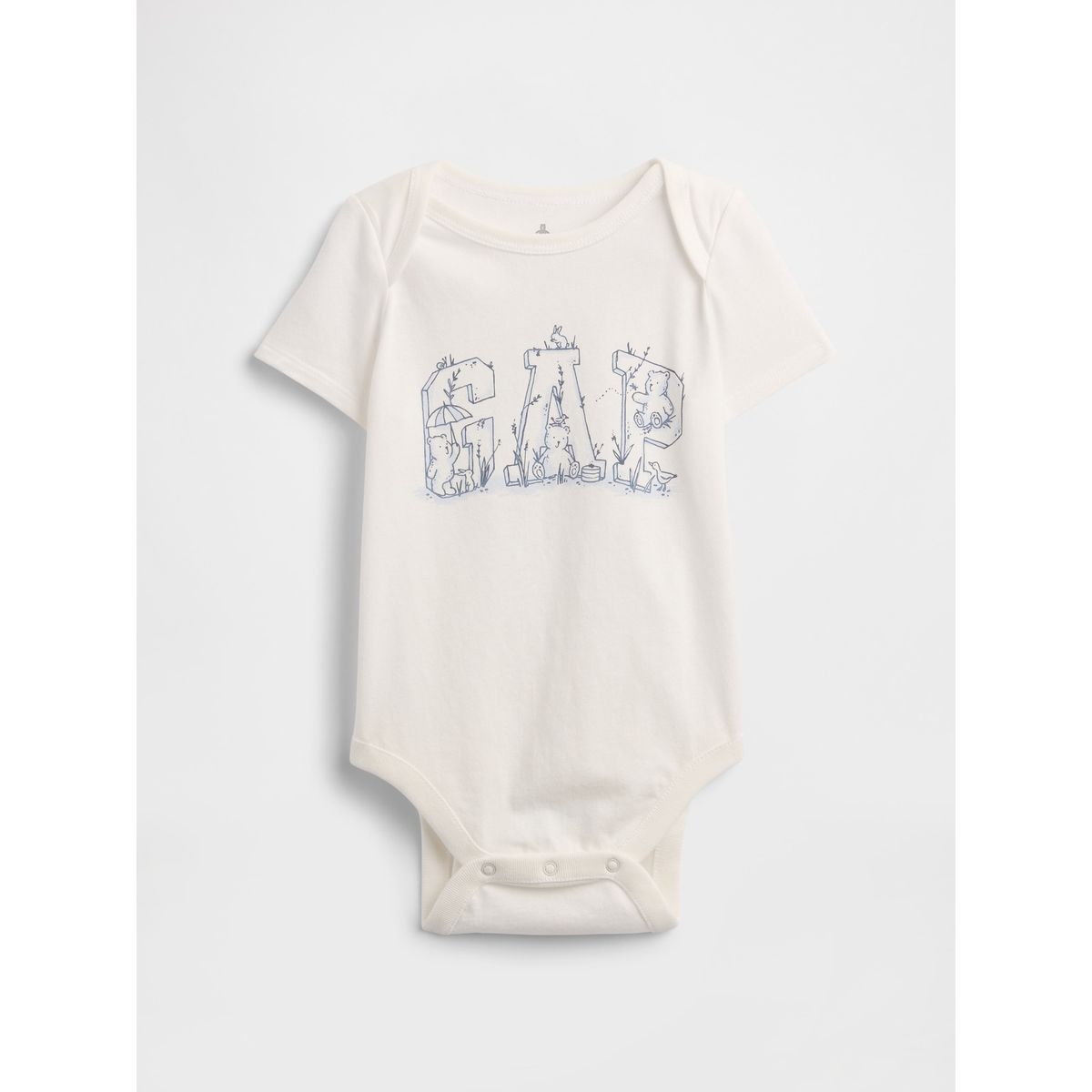 GAP - Pilucho Bebe Niño Logo Liso Azul Gap