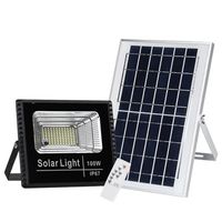 Foco Reflector Solar 100w + Panel Solar Y Control Remoto