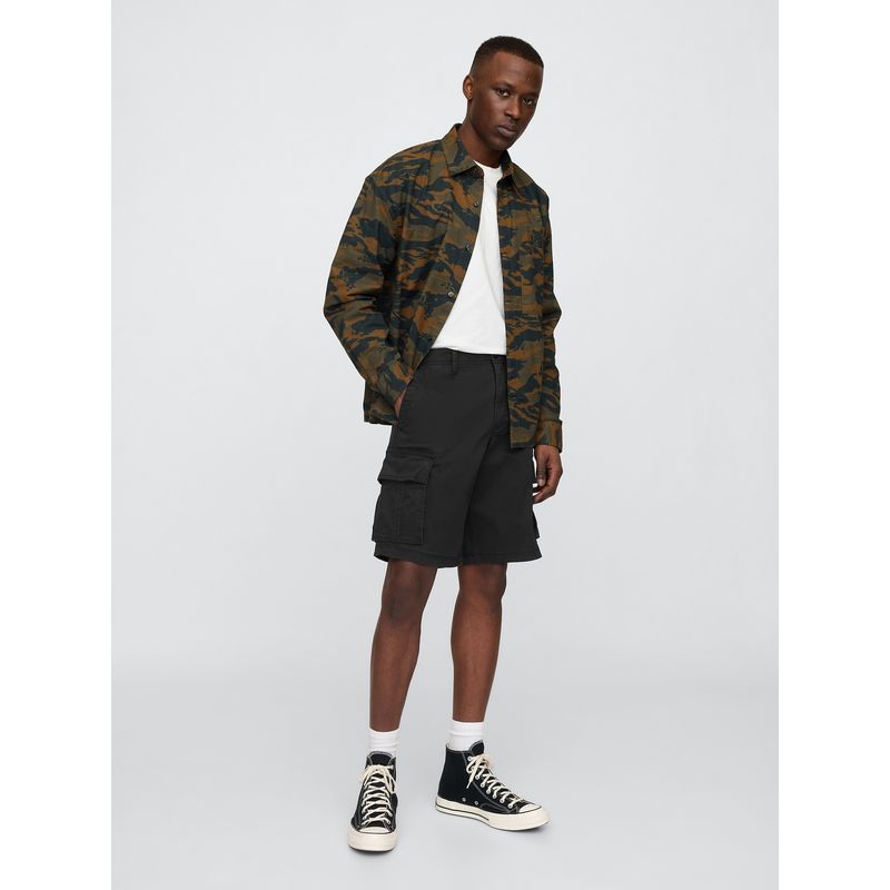 GAP - Short Hombre Cargo Negro Gap