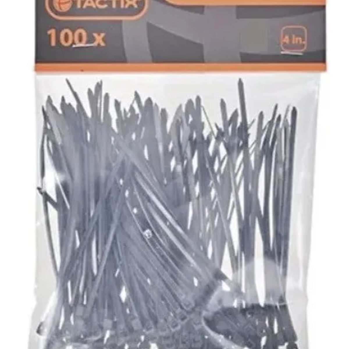 DALI - Bolsa Amarras Plásticas Negra Tactix 350mm 408031 100pzas Color Negro