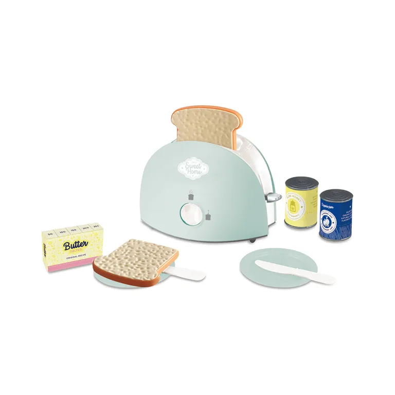 Tostadora Juguete con Tostadas Saltarinas y 10 Accesorios