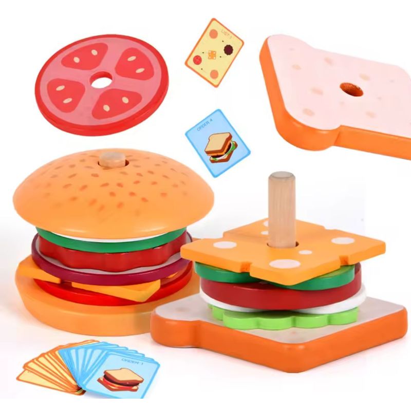 GENERICO - Hamburguesa O Sandwich De didáctico Montessori