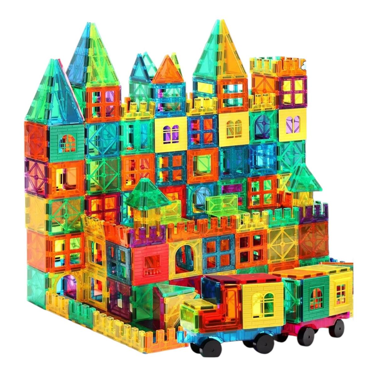 GENERICO - Set de Construcción Bloques Magnéticos 100 Piezas