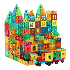 GENERICO - Set de Construcción Bloques Magnéticos 100 Piezas