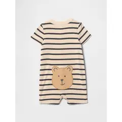 GAP - Enterito Bebe Niño Bear Butt Shorty Negro