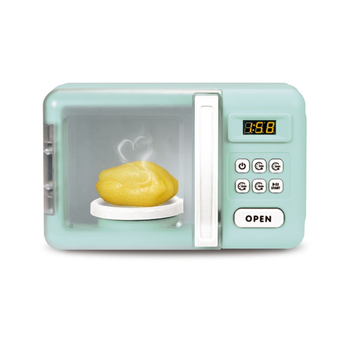 SWEET HOME - Microondas Juguete Comida Cambia de Color