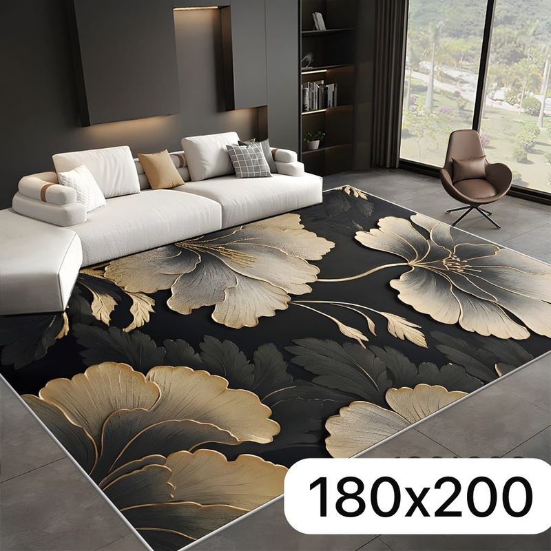 GENERICO - Alfombras de Living con Dieños - Tapete antideslizante 180x200cm A13