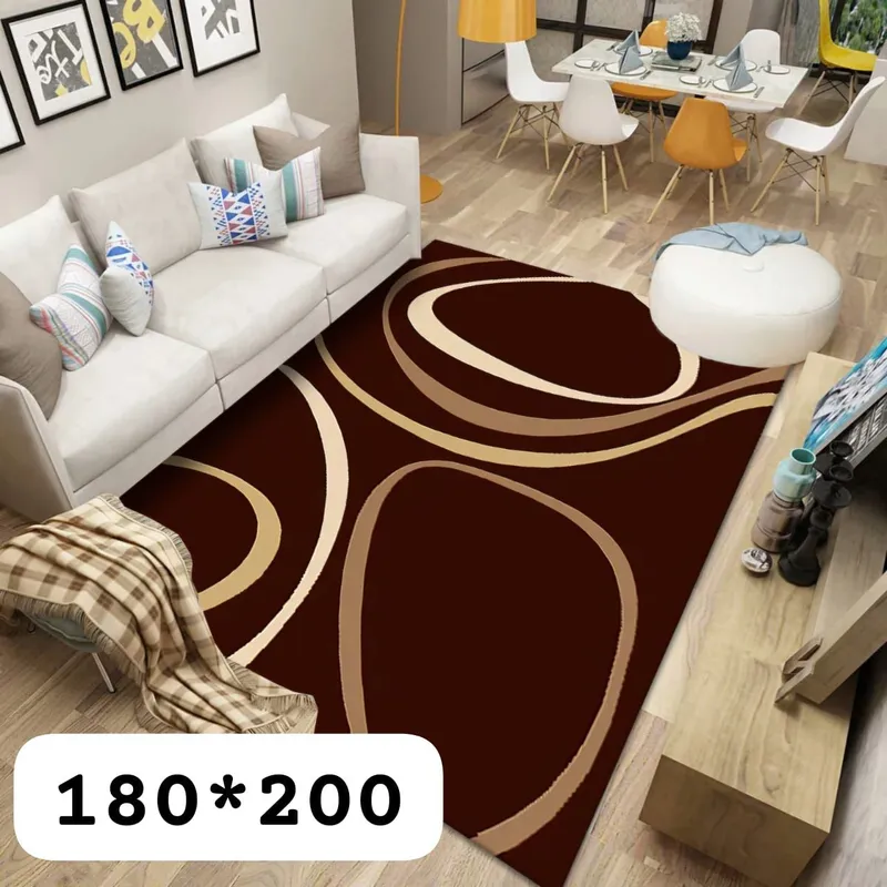 GENERICO - Alfombras de Living con Dieños - Tapete antideslizante 180x200cm A14