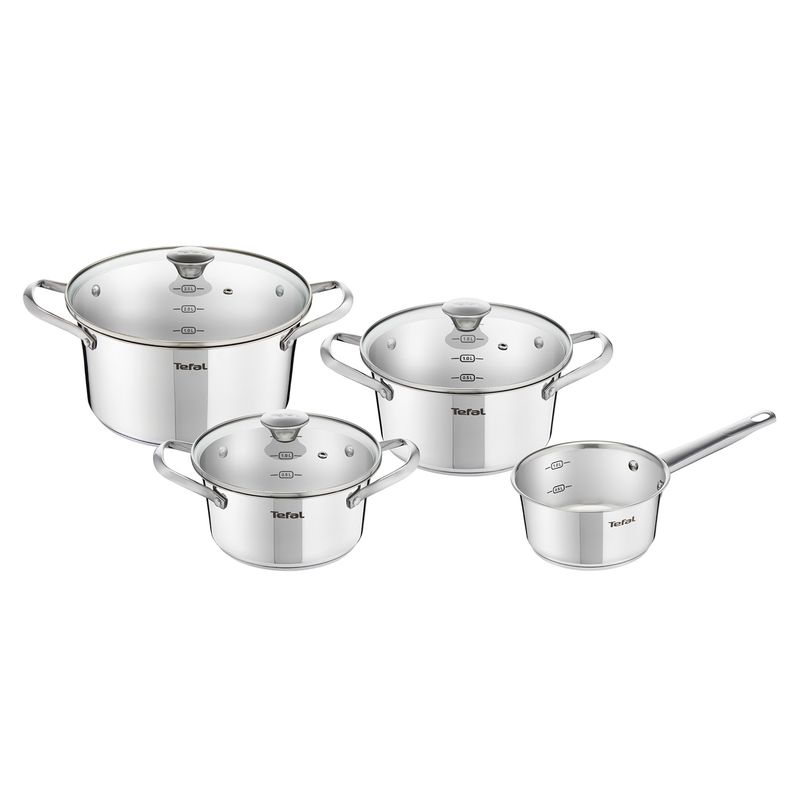 TEFAL - Tefal Batería De Cocina Acero Simpleo 7 Piezas