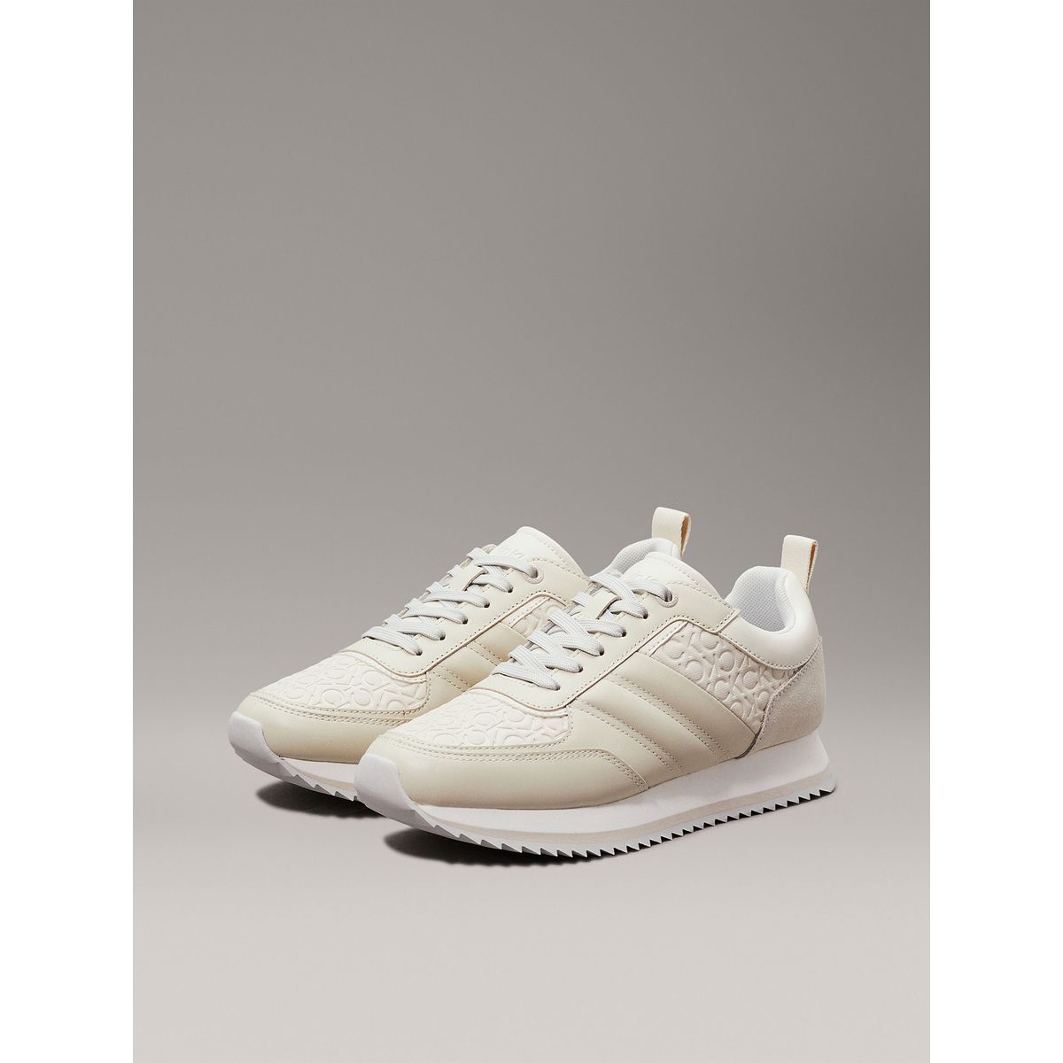 CALVIN KLEIN - Zapatillas Runner Saff Mono Beige Calvin Klein