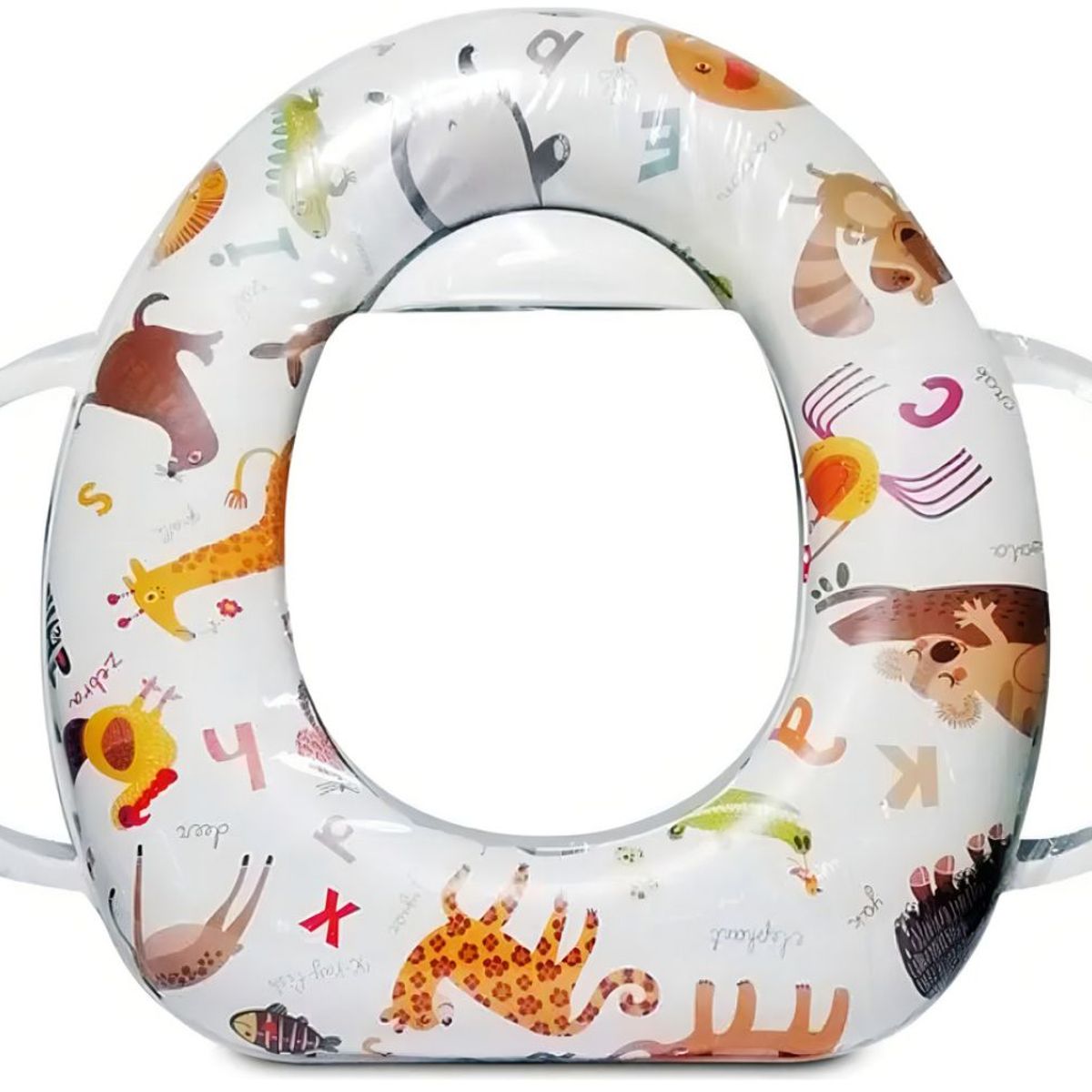 GENERICO - Tapa Baño Niño Adaptador Asiento Wc Acolchado Con Manijas